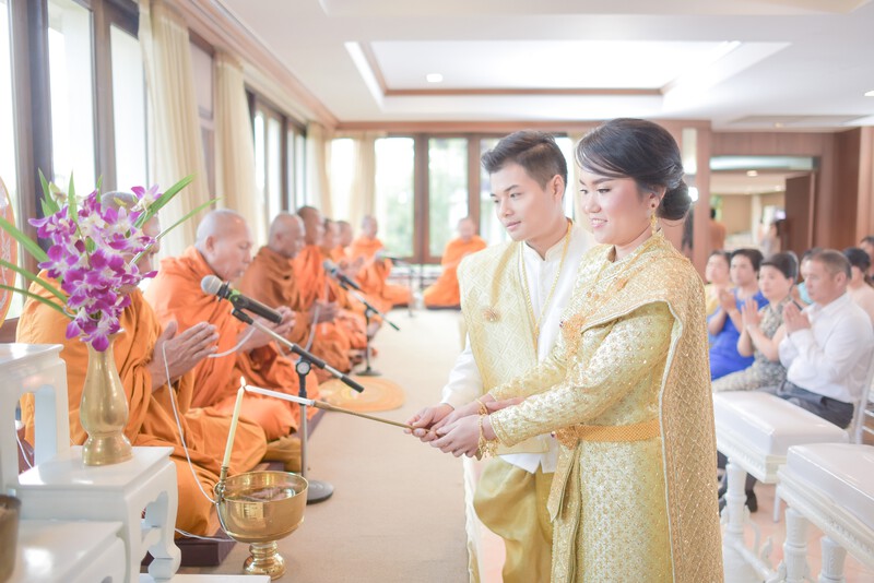 Maneechan Wedding Buddhist Ceremony
